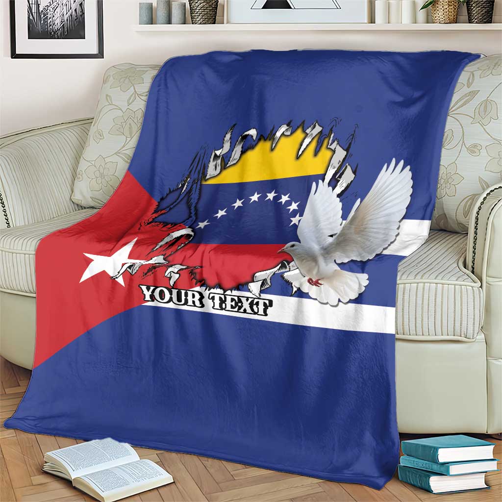 Personalized Cuba Venezuela Blanket Fuerza Y Esperanza - Wonder Print Shop