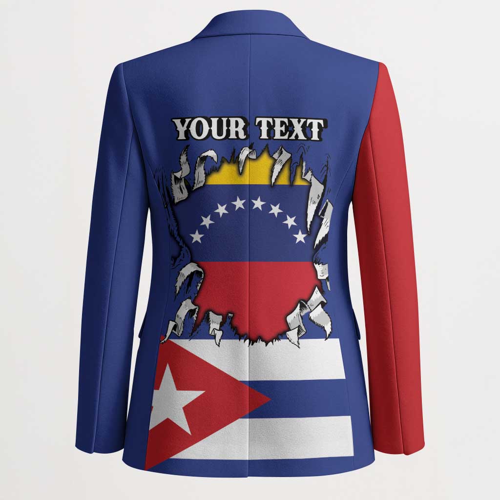 Personalized Cuba Venezuela Blazer Fuerza Y Esperanza - Wonder Print Shop