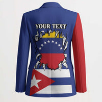 Personalized Cuba Venezuela Blazer Fuerza Y Esperanza - Wonder Print Shop