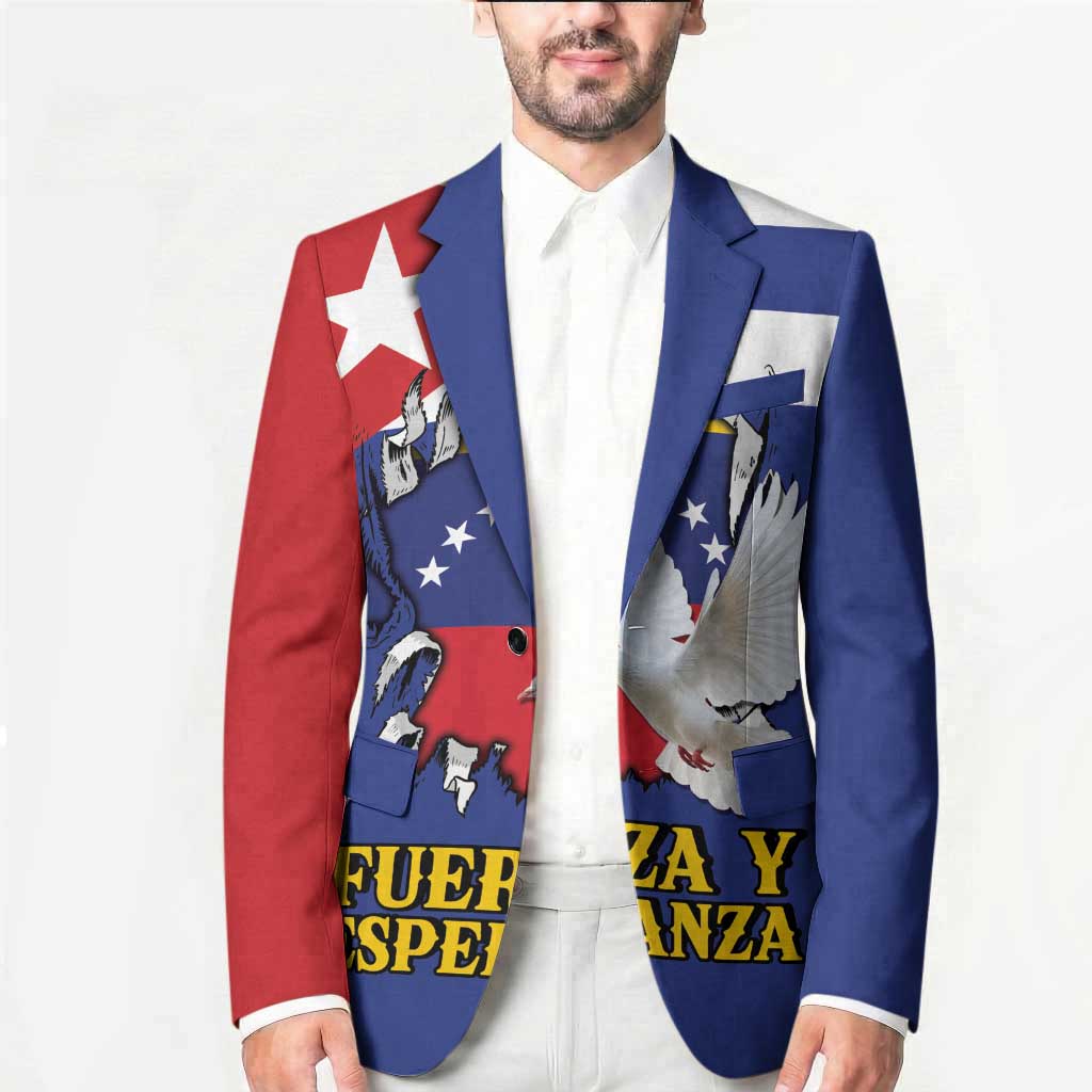 Personalized Cuba Venezuela Blazer Fuerza Y Esperanza - Wonder Print Shop