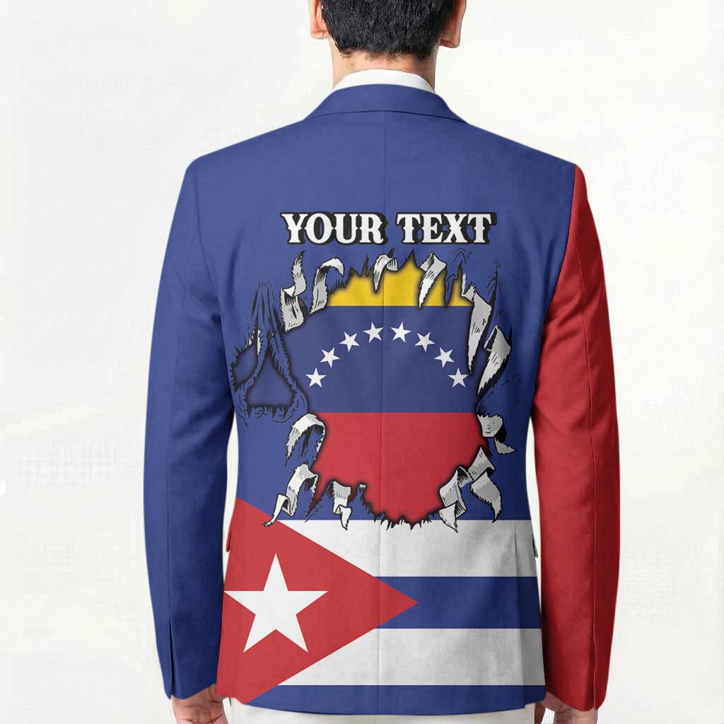 Personalized Cuba Venezuela Blazer Fuerza Y Esperanza - Wonder Print Shop