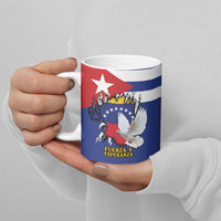 Personalized Cuba Venezuela Ceramic Mug Fuerza Y Esperanza - Wonder Print Shop