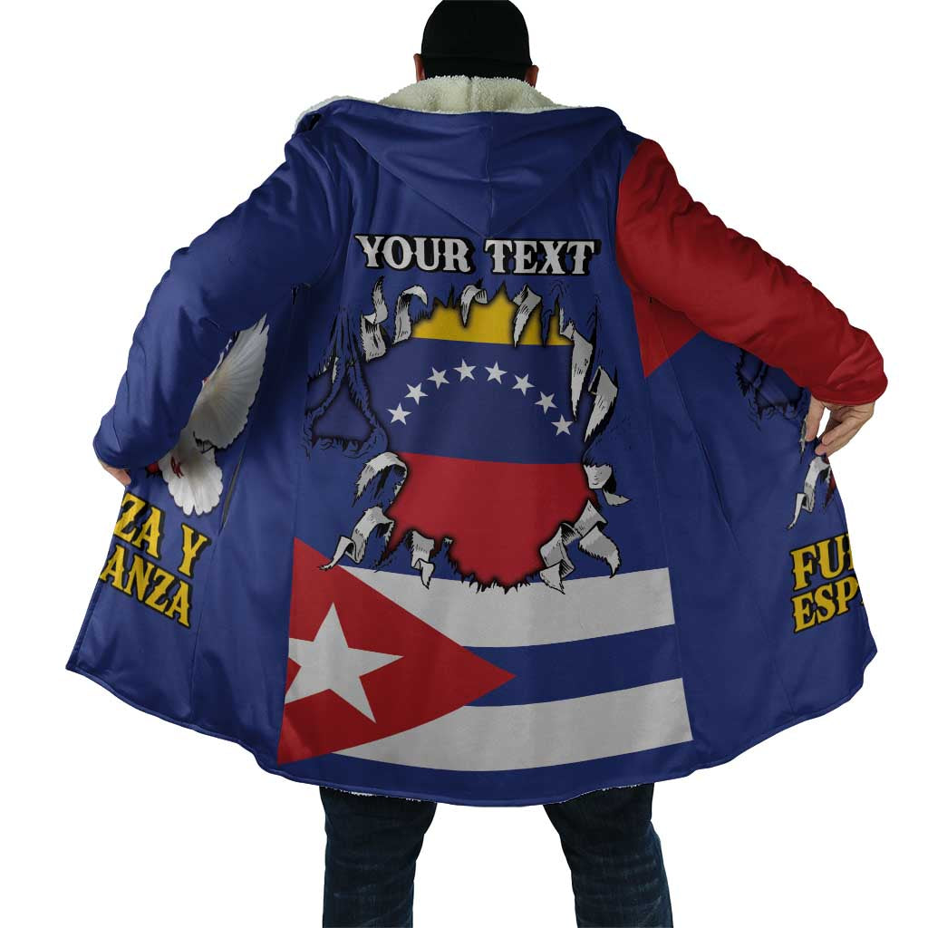 Personalized Cuba Venezuela Cloak Fuerza Y Esperanza - Wonder Print Shop