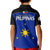 Philippines Concept Home Football Polo Shirt for Kid Pilipinas Flag Black Style 2023 - Wonder Print Shop