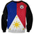 Philippines Concept Home Football Sweatshirt Pilipinas Flag Black Style 2023 - Wonder Print Shop