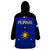 Philippines Concept Home Football Wearable Blanket Hoodie Pilipinas Flag Black Style 2023 - Wonder Print Shop