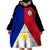 Philippines Concept Home Football Wearable Blanket Hoodie Pilipinas Flag Black Style 2023 - Wonder Print Shop