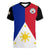 Philippines Concept Home Football Women V Neck T Shirt Pilipinas Flag Black Style 2023 - Wonder Print Shop