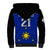 (Custom Text And Number) Philippines Concept Home Football Sherpa Hoodie Pilipinas Flag Black Style 2023 - Wonder Print Shop