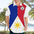 (Custom Text And Number) Philippines Concept Home Football Hawaiian Shirt Pilipinas Flag White Style 2023 - Wonder Print Shop