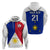 Custom Philippines Concept Home Football Hoodie Pilipinas Flag White Style 2023 - Wonder Print Shop