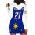 (Custom Text And Number) Philippines Concept Home Football Hoodie Dress Pilipinas Flag White Style 2023 - Wonder Print Shop