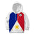 (Custom Text And Number) Philippines Concept Home Football Kid Hoodie Pilipinas Flag White Style 2023 - Wonder Print Shop