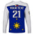 (Custom Text And Number) Philippines Concept Home Football Long Sleeve Shirt Pilipinas Flag White Style 2023 - Wonder Print Shop