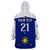 (Custom Text And Number) Philippines Concept Home Football Wearable Blanket Hoodie Pilipinas Flag White Style 2023 - Wonder Print Shop