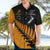 Australia Wallabies and Aotearoa Rugby Hawaiian Shirt Kangaroo Black Fern Maori Gold Vibe - Wonder Print Shop