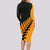 Australia Wallabies and Aotearoa Rugby Long Sleeve Bodycon Dress Kangaroo Black Fern Maori Gold Vibe - Wonder Print Shop