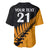 Custom Australia Wallabies and Aotearoa Rugby Baseball Jersey Kangaroo Black Fern Maori Gold Vibe LT9 - Wonder Print Shop