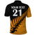 Custom Australia Wallabies and Aotearoa Rugby Polo Shirt Kangaroo Black Fern Maori Gold Vibe - Wonder Print Shop