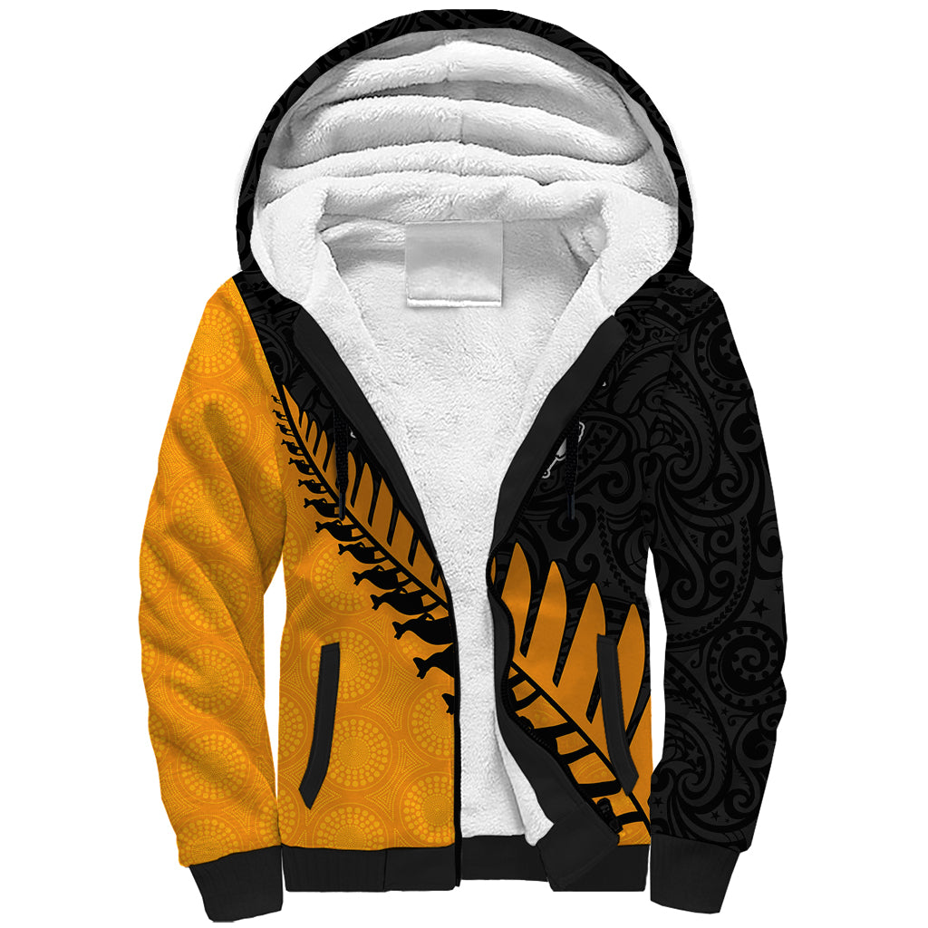 custom-australia-wallabies-and-aotearoa-rugby-sherpa-hoodie-kangaroo-black-fern-maori-gold-vibe