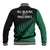 Australia Wallabies and Aotearoa Rugby Baseball Jacket Kangaroo Black Fern Maori Green Vibe LT9 - Wonder Print Shop