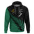 Australia Wallabies and Aotearoa Rugby Hoodie Kangaroo Black Fern Maori Green Vibe - Wonder Print Shop