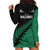 Australia Wallabies and Aotearoa Rugby Hoodie Dress Kangaroo Black Fern Maori Green Vibe - Wonder Print Shop