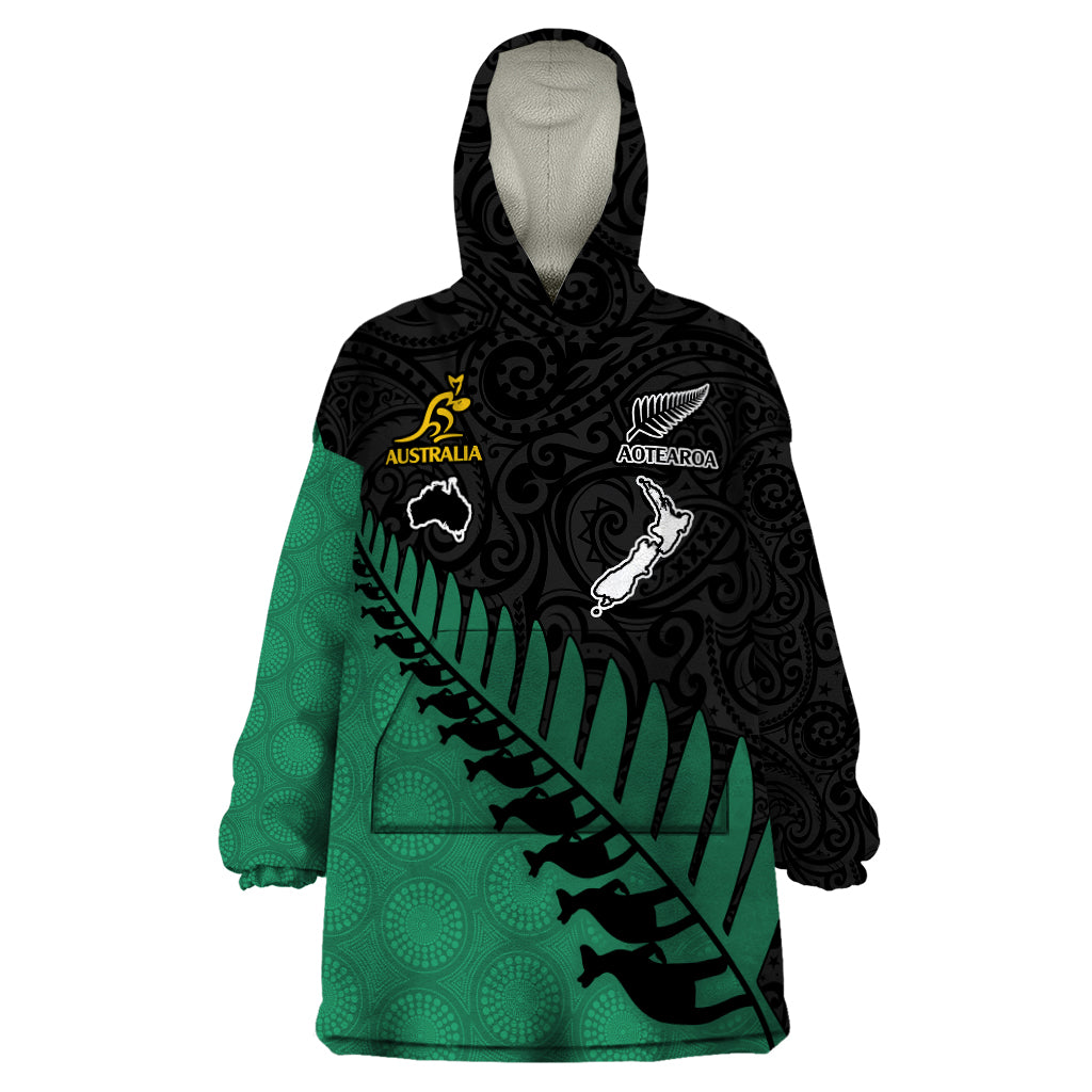 australia-wallabies-and-aotearoa-rugby-wearable-blanket-hoodie-kangaroo-black-fern-maori-green-vibe