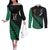 custom-australia-wallabies-and-aotearoa-rugby-couples-matching-off-the-shoulder-long-sleeve-dress-and-long-sleeve-button-shirts-kangaroo-black-fern-maori-green-vibe