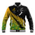 Australia Wallabies and Aotearoa Rugby Baseball Jacket Kangaroo Black Fern Maori Gradient Vibe LT9 - Wonder Print Shop