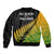 Australia Wallabies and Aotearoa Rugby Bomber Jacket Kangaroo Black Fern Maori Gradient Vibe LT9 - Wonder Print Shop