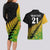 Custom Australia Wallabies and Aotearoa Rugby Couples Matching Long Sleeve Bodycon Dress and Hawaiian Shirt Kangaroo Black Fern Maori Gradient Vibe LT9 - Wonder Print Shop