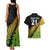 Custom Australia Wallabies and Aotearoa Rugby Couples Matching Tank Maxi Dress And Hawaiian Shirt Kangaroo Black Fern Maori Gradient Vibe LT9 - Wonder Print Shop