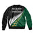 South Africa and Aotearoa Rugby Bomber Jacket Springboks Black Fern Maori Vibe LT9 - Wonder Print Shop