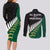 South Africa and Aotearoa Rugby Couples Matching Long Sleeve Bodycon Dress and Long Sleeve Button Shirts Springboks Black Fern Maori Vibe LT9 - Wonder Print Shop