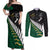 South Africa and Aotearoa Rugby Couples Matching Off Shoulder Maxi Dress and Long Sleeve Button Shirts Springboks Black Fern Maori Vibe LT9 - Wonder Print Shop