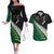 South Africa and Aotearoa Rugby Couples Matching Off The Shoulder Long Sleeve Dress and Hawaiian Shirt Springboks Black Fern Maori Vibe LT9 - Wonder Print Shop