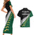 South Africa and Aotearoa Rugby Couples Matching Short Sleeve Bodycon Dress and Hawaiian Shirt Springboks Black Fern Maori Vibe LT9 - Wonder Print Shop