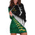 South Africa and Aotearoa Rugby Hoodie Dress Springboks Black Fern Maori Vibe - Wonder Print Shop