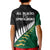 South Africa and Aotearoa Rugby Kid Polo Shirt Springboks Black Fern Maori Vibe - Wonder Print Shop