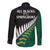 South Africa and Aotearoa Rugby Long Sleeve Button Shirt Springboks Black Fern Maori Vibe - Wonder Print Shop