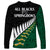 South Africa and Aotearoa Rugby Long Sleeve Shirt Springboks Black Fern Maori Vibe - Wonder Print Shop