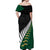 South Africa and Aotearoa Rugby Off Shoulder Maxi Dress Springboks Black Fern Maori Vibe - Wonder Print Shop