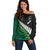 South Africa and Aotearoa Rugby Off Shoulder Sweater Springboks Black Fern Maori Vibe - Wonder Print Shop