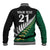 Custom South Africa and Aotearoa Rugby Baseball Jacket Springboks Black Fern Maori Vibe LT9 - Wonder Print Shop