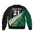 Custom South Africa and Aotearoa Rugby Bomber Jacket Springboks Black Fern Maori Vibe LT9 - Wonder Print Shop