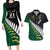 Custom South Africa and Aotearoa Rugby Couples Matching Long Sleeve Bodycon Dress and Hawaiian Shirt Springboks Black Fern Maori Vibe LT9 - Wonder Print Shop