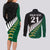 Custom South Africa and Aotearoa Rugby Couples Matching Long Sleeve Bodycon Dress and Long Sleeve Button Shirts Springboks Black Fern Maori Vibe LT9 - Wonder Print Shop