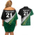 Custom South Africa and Aotearoa Rugby Couples Matching Off Shoulder Short Dress and Hawaiian Shirt Springboks Black Fern Maori Vibe LT9 - Wonder Print Shop