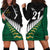 Custom South Africa and Aotearoa Rugby Hoodie Dress Springboks Black Fern Maori Vibe - Wonder Print Shop